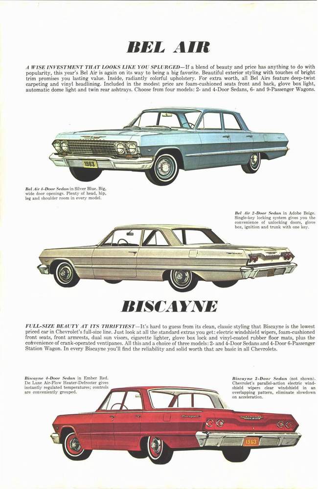 1963 Chevrolet Brochure Page 14